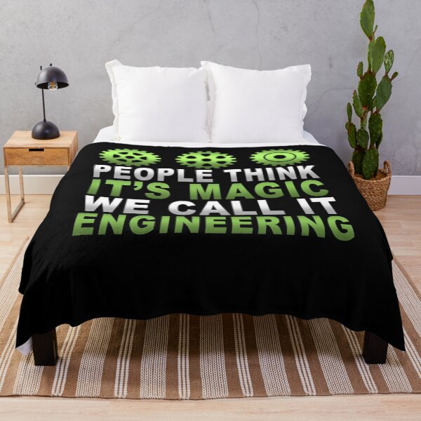 Item preview, Funny People Think It's Magic We Call It Engineering designed and sold by LostLatticework.