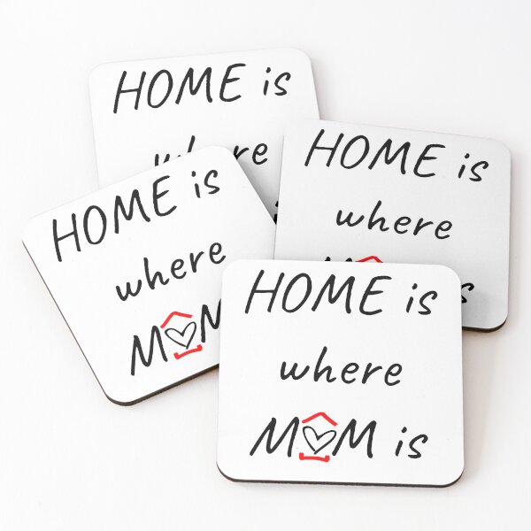 Item preview, Home is where mom is. Mother's day. Happy mother's day. Happy quarantined mother's day designed and sold by Kovtun.