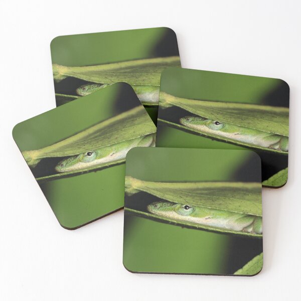 Item preview, Cute And Cool Green Anole Garden Lizard  designed and sold by KateLCardsNMore.