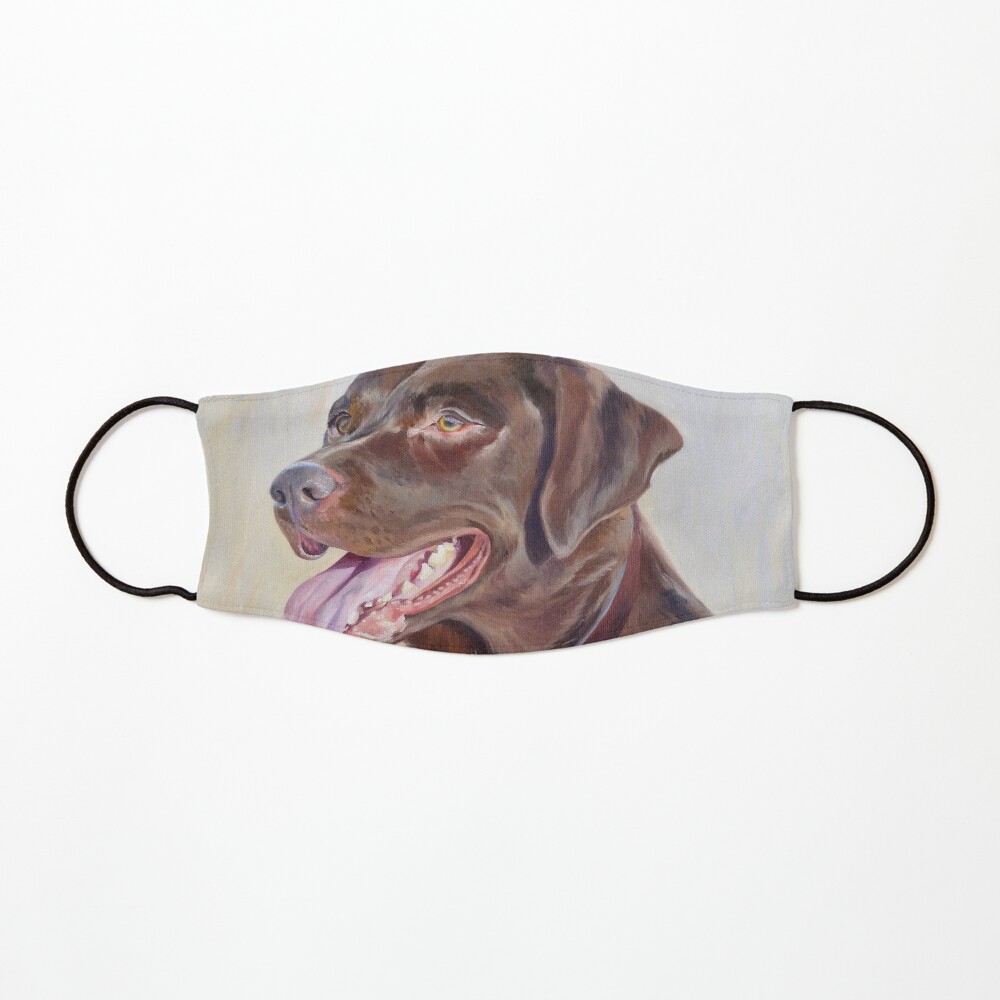 Chocolate Lab Portrait Mask
