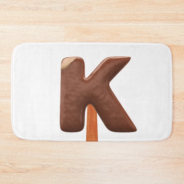 Item preview, K Ice Cream K Letter 3d Alphabet Chocolate designed and sold by HelloFromAja.