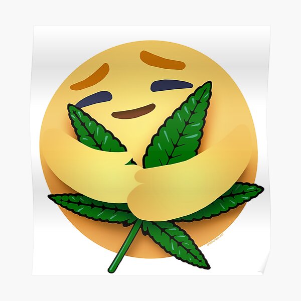 Leaf Hugger Care Emoji Poster