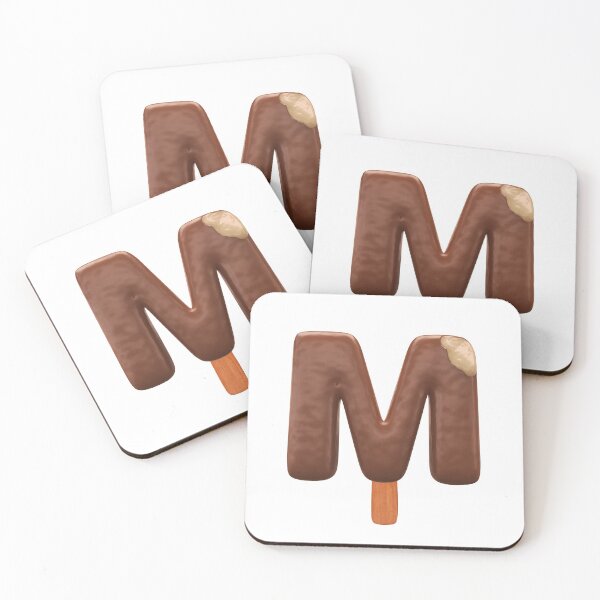 Item preview, M Ice Cream M Letter 3d Alphabet Chocolate designed and sold by HelloFromAja.