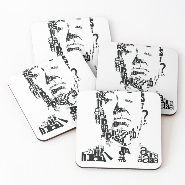 Item preview, Alfred Hitchcock letters art designed and sold by iammiamia.