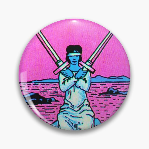 Item preview, Two of Swords Tarot TWISTED designed and sold by Phantastique Boutique.