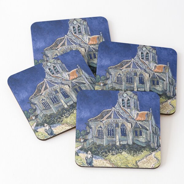 Item preview, Church At Auvers Sur Oise by Van Gogh  designed and sold by VintageArchive.