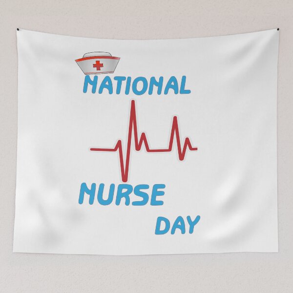 Artikelvorschau, Happy NATIONAL NURSE DAY GESCHENK entworfen und verkauft von Designer-amjed.