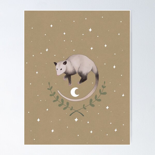 Item preview, Possum in the Stars designed and sold by InkAndSwords.