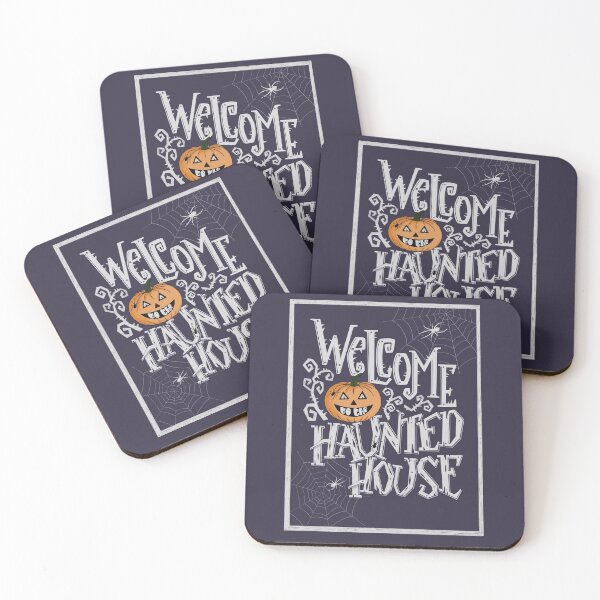 Item preview, Welcome to the haunted house. Halloween pumpkin. designed and sold by BananiLettering.
