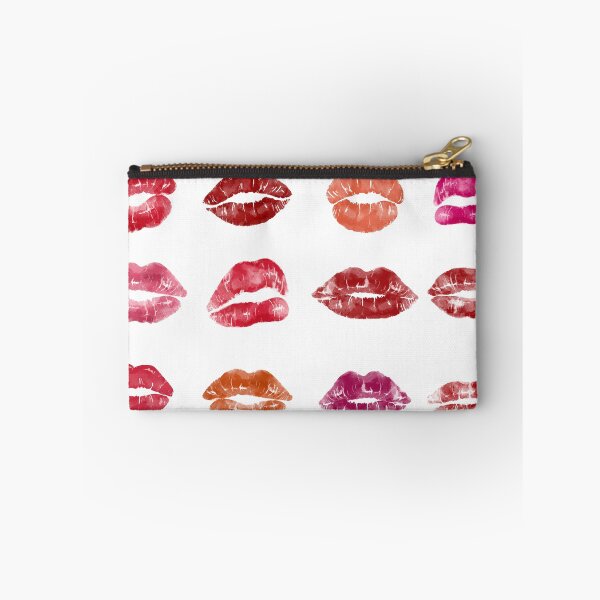 Item preview, Pink Lipstick Kisses Print designed and sold by newburyboutique.