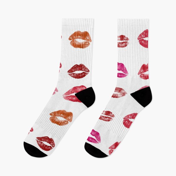 Item preview, Pink Lipstick Kisses Print designed and sold by newburyboutique.
