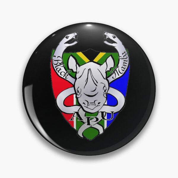 Black Mamba Anti Poaching Unit Logo Pin