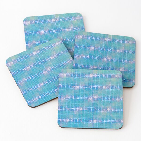 Item preview, Blue Grid designed and sold by OodleOfDoodles.