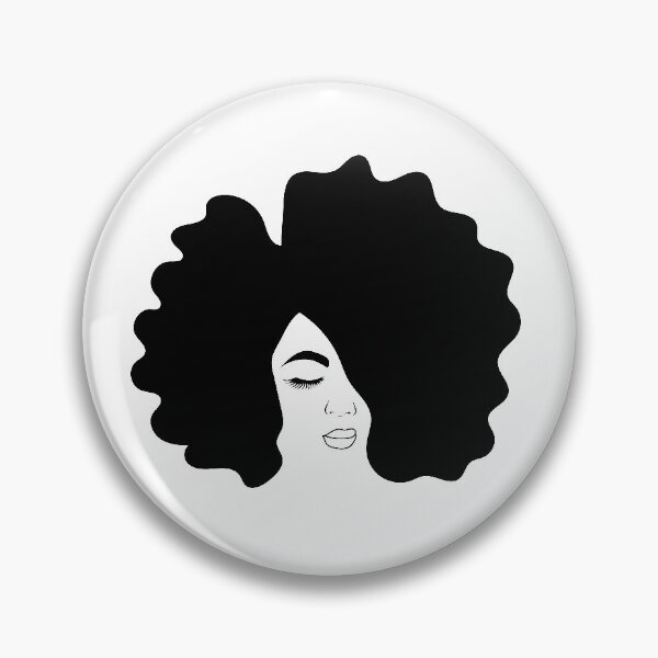 Item preview, Big Afro Drawing Black Woman With Natural Hair designed and sold by blackartmatters.