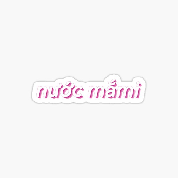 Item preview, Nuoc Mami Pink Vietnamese Fish Sauce Vietnam Asian Culture designed and sold by Eva Phan.