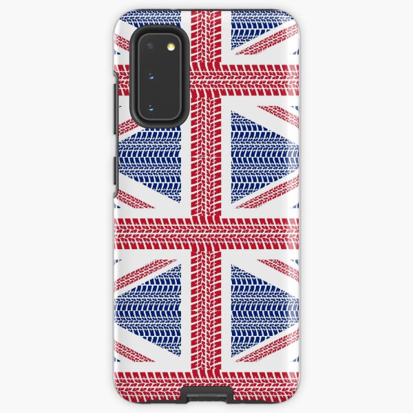 Tire track Union Jack British Flag Samsung Galaxy Tough Case