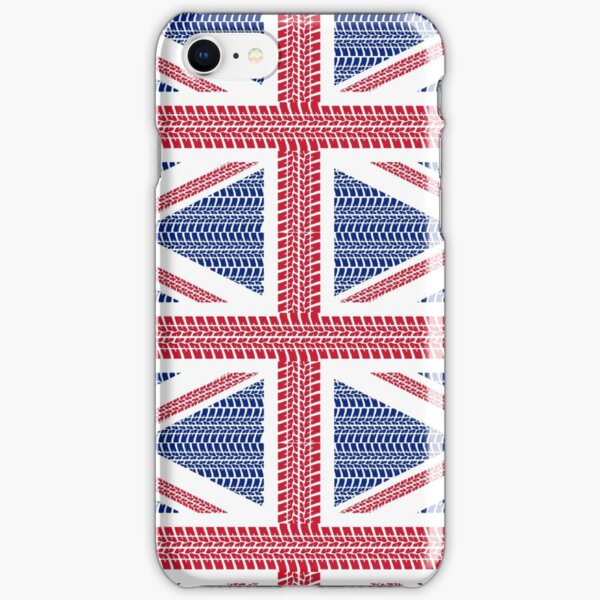 Tire track Union Jack British Flag iPhone Snap Case