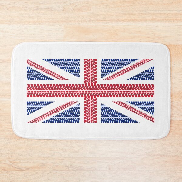 Item preview, Tire track Union Jack British Flag designed and sold by JustBritish.