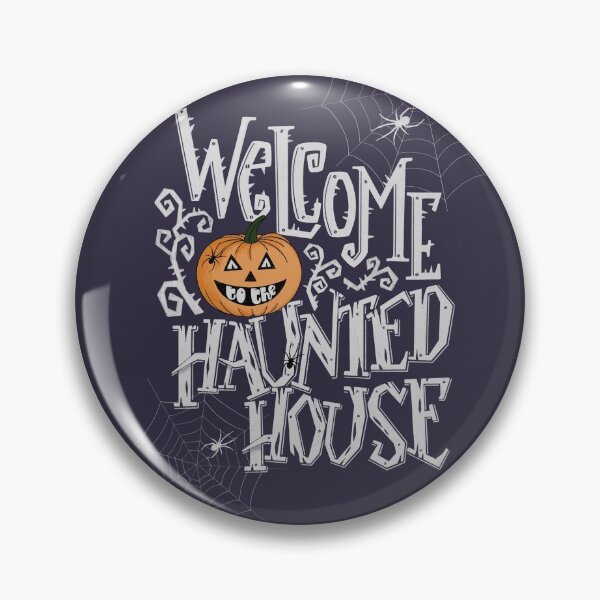 Item preview, Welcome to the haunted house. Halloween pumpkin. designed and sold by BananiLettering.