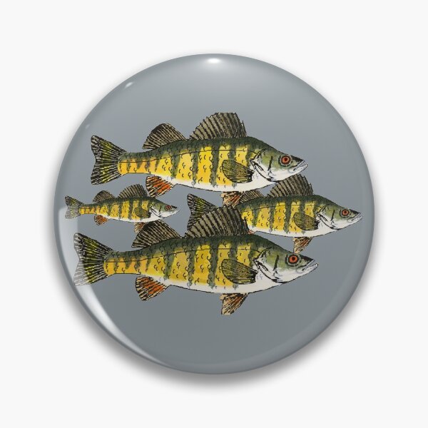 Item preview, Yellow Perch School designed and sold by fishfolkart.