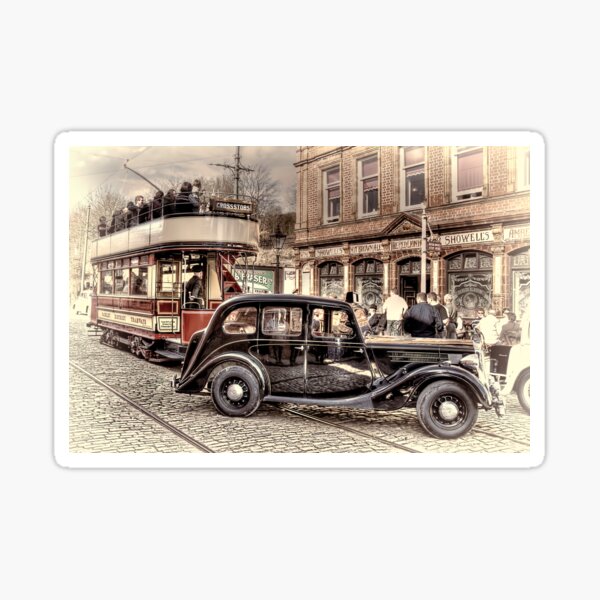 Aperçu de l'œuvre Paisley District Tram - Effet teinté à la main créée et vendue par Steve H Clark.