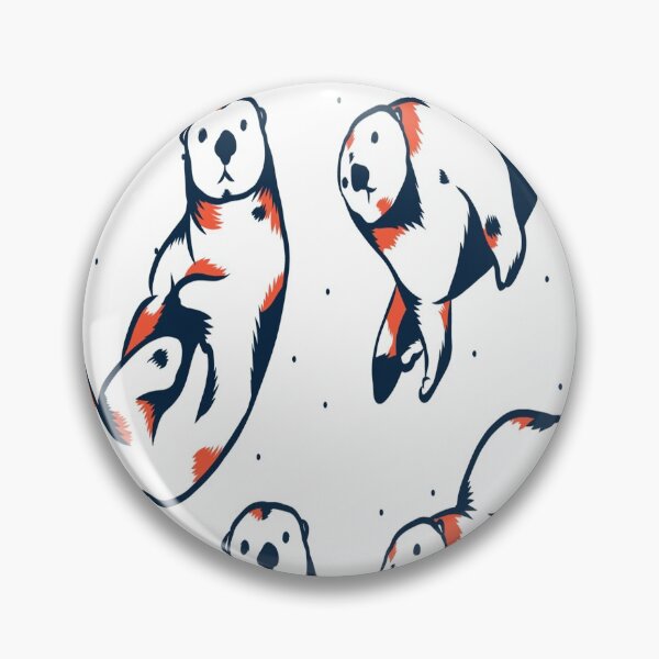 Item preview, Otter sea otter pattern patterned cute animals trend designed and sold by Onair555.
