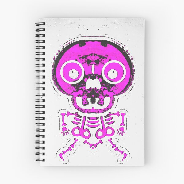 Item preview, drawing and painting pink bone structure and skull designed and sold by Mrvell.