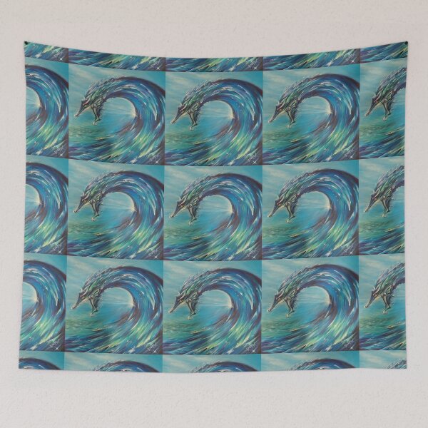 Item preview, The Cresting of the Blue Dragon Wave designed and sold by RJKpoyp.