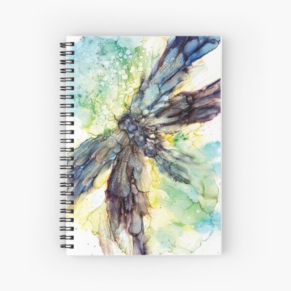 Spring Dragonfly Spiral Notebook