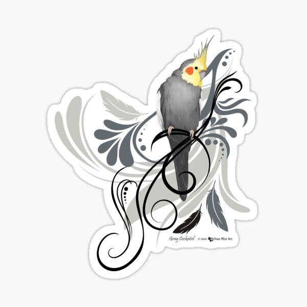 Item preview, Gray Cockatiel designed and sold by sylvanmist.
