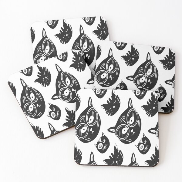 Item preview,  Katzenkopf Kater Muster Gemustert Hauskatze Katzenköpfe designed and sold by Onair555.