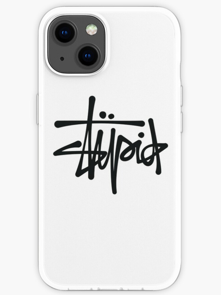 Stupid Stussy Parody Iphone Case By Enjoymymemes Redbubble