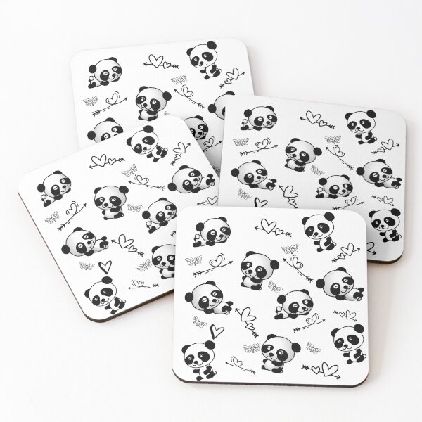 Item preview, panda pattern designed and sold by Drahmed.