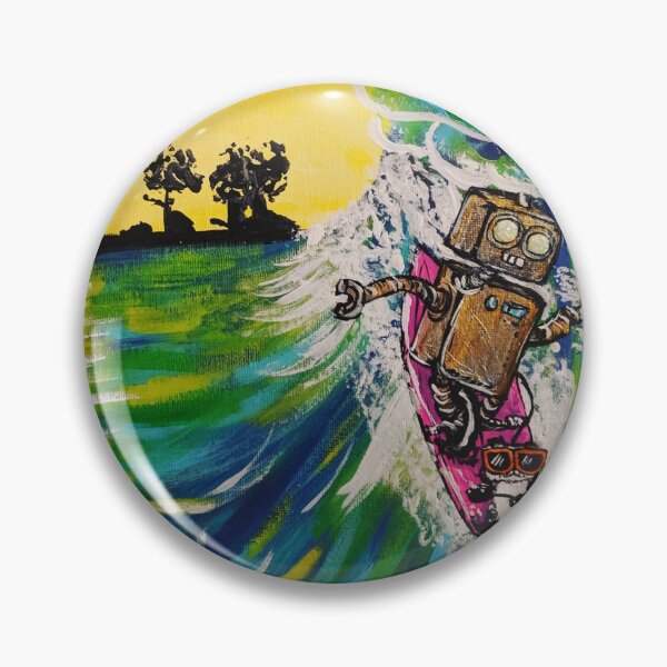 Item preview, Robot surfin' designed and sold by Bdonelow.