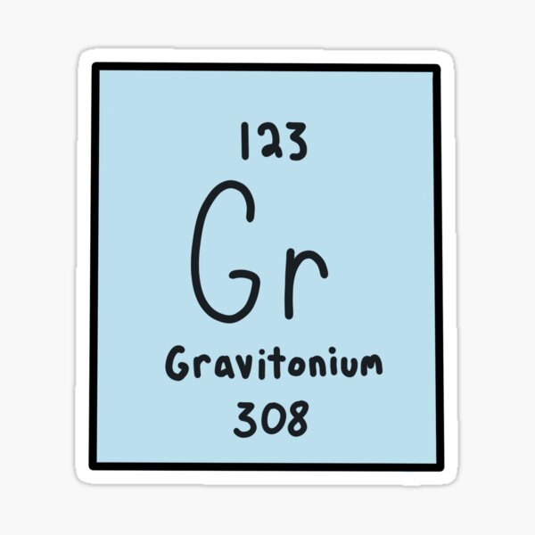 Item preview, Gravitonium Periodic Element designed and sold by lydia-hong.