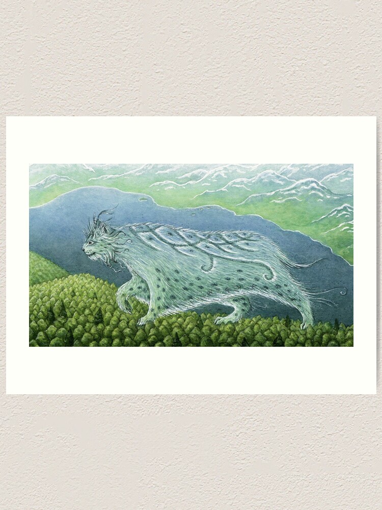 Alternate view of Over Land, By the Sea Art Print