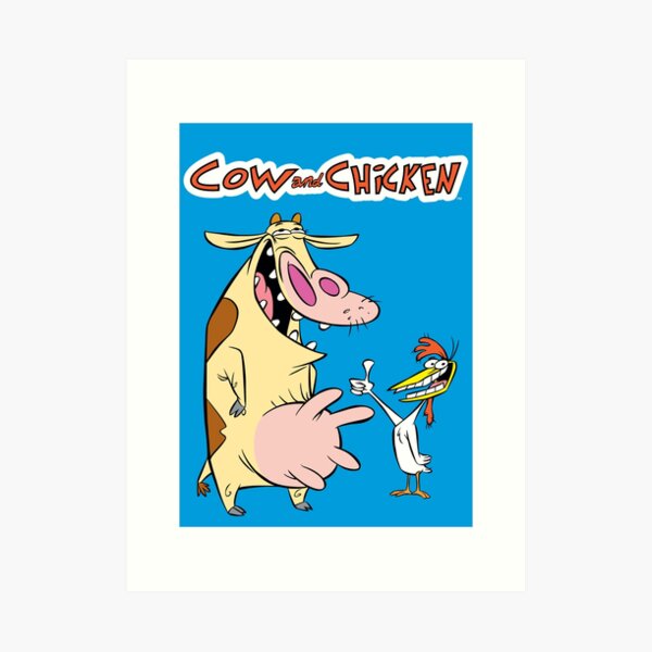 Cow And Chicken Art Prints | Redbubble