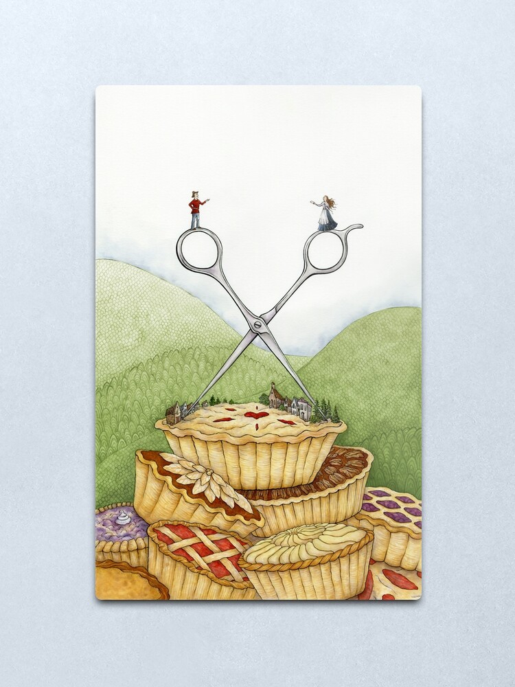 Alternate view of The Barber of Pieville Metal Print