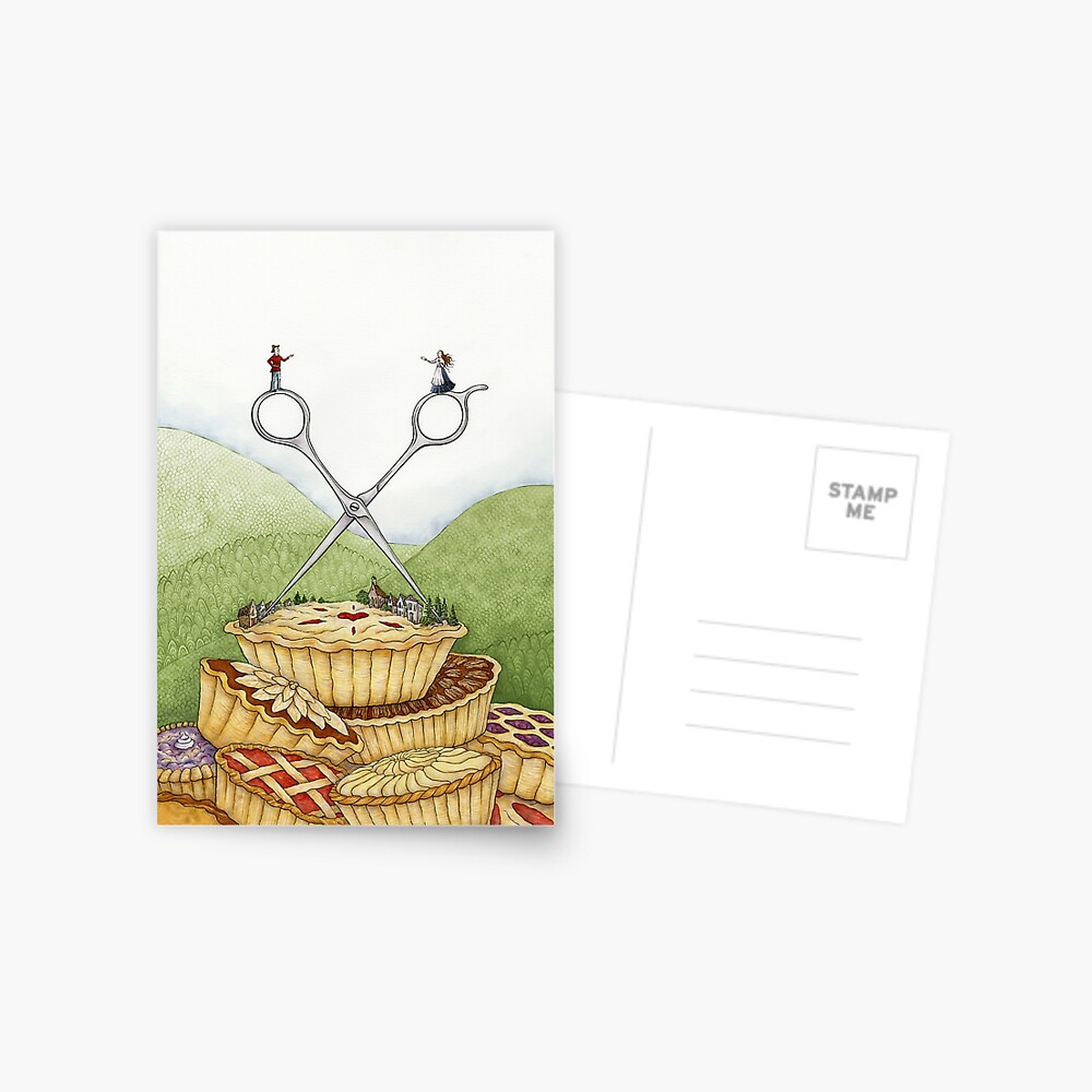 The Barber of Pieville Postcard