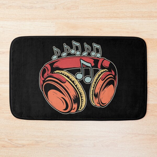 Item preview, Headphone Music Notes Headphones designed and sold by inkedtee.