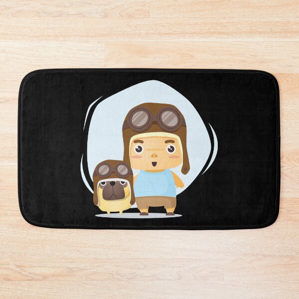 Item preview, Boy and Dog in Pilot Costume designed and sold by MonkeyBusinessC.