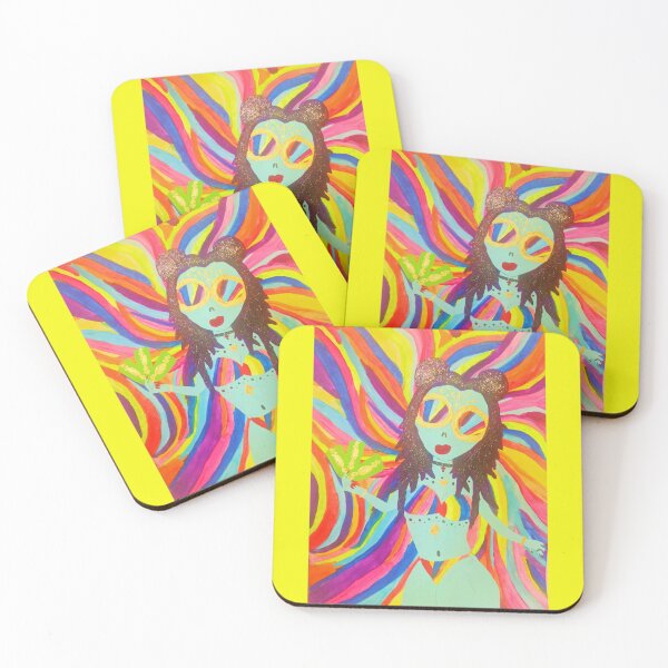 Item preview, Psychedelic Alien Queen designed and sold by Kellyy Gallagher.