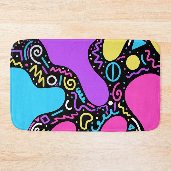 Item preview, Fluid Memphis Pattern Black Background designed and sold by ItsJacobb.