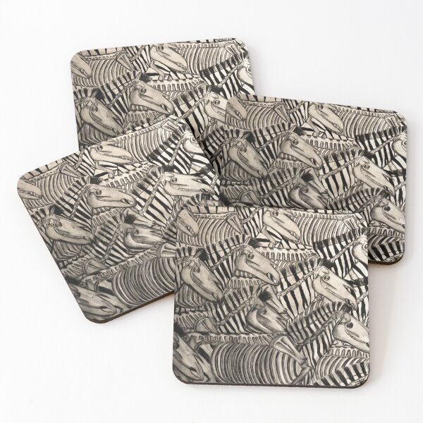 Item preview, Skeleton Zebras  designed and sold by MadVonD.