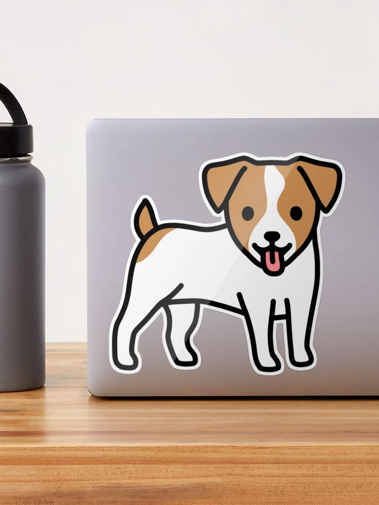 Jack Russell Terrier Vinyl Decal - Clear Window Sticker With Real Photo Detail