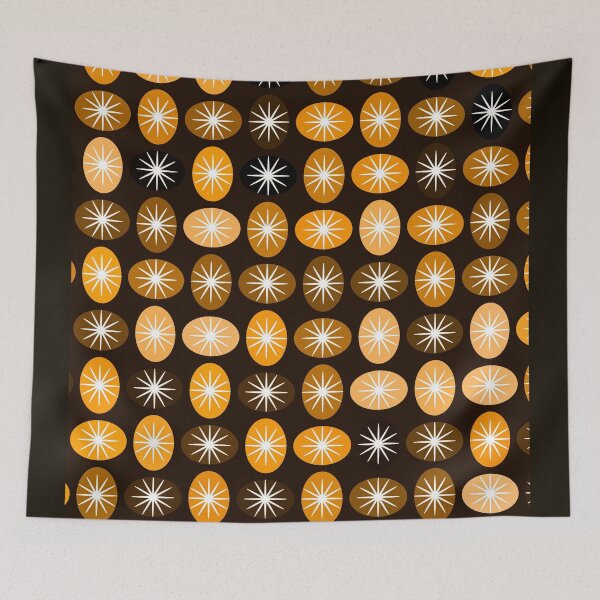Item preview, Orange, Gold and Brown Starburst Pattern designed and sold by Flipnick2000.