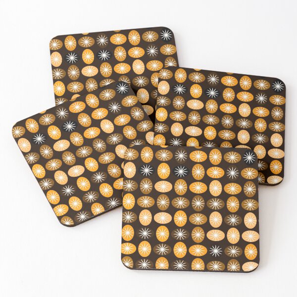Item preview, Orange, Gold and Brown Starburst Pattern designed and sold by Flipnick2000.