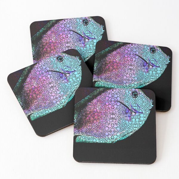 Item preview, Tropical Fish 4 - Stone Rock'd Art By Sharon Cummings designed and sold by Sharon Cummings Art.