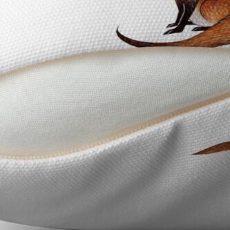 Alternate view of Serious Fox Throw Pillow