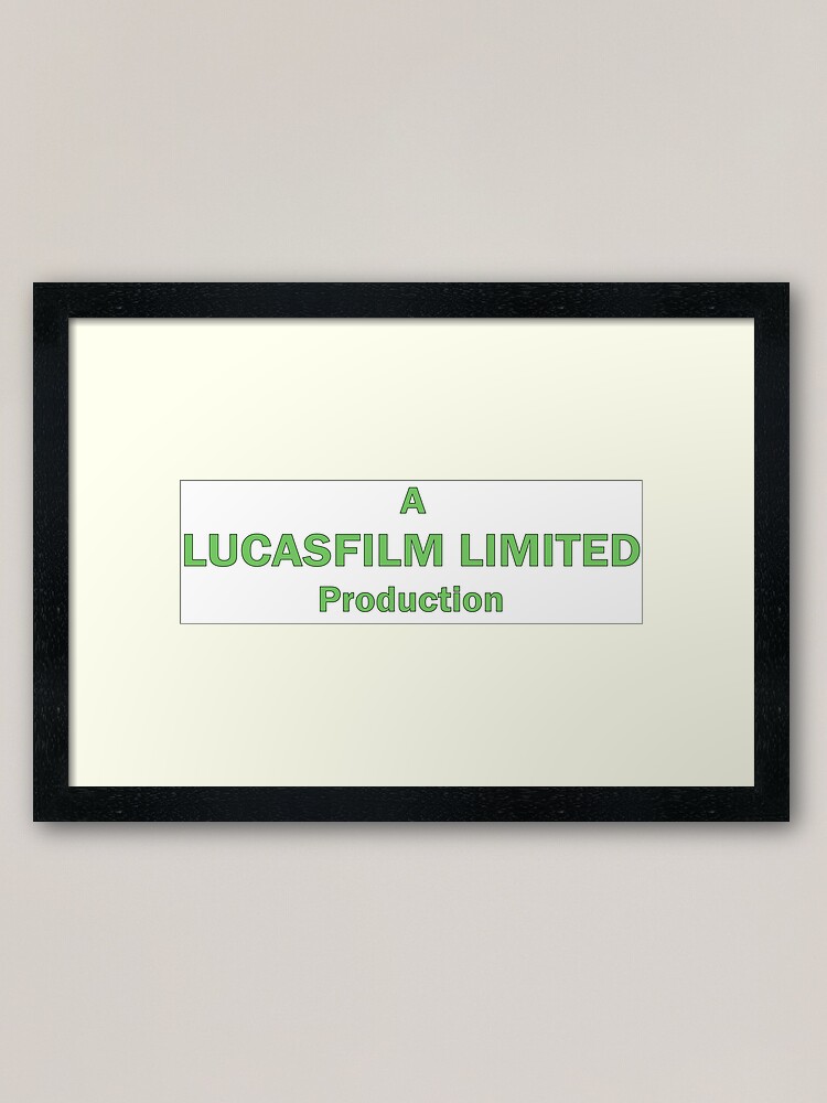 Lucas Films Ltd. selling Framed Art Print